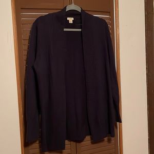 Wool Open Cardigan